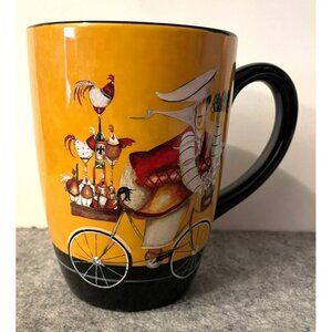 Certified International Chef on a Bike Mug Fresh Market  5.5"  # 2544